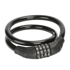 1Pcs 60cm Heavy Duty Combination Bicycle Steel Cycle Security Cable Chain Bike Lock Padlock Combination Number 4 Digit P_desvips.com