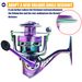 New Chameleon Spinning Reel, Electroplated Colorful Fishing Reel With Metal Spool, Long Casting Sea Rod Reel_desvips.com