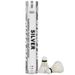 CHAOPAI Flight Stable Durable Single Tube 12-Pack Silver Super Badminton_desvips.com