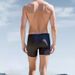 Men's Plus Size High-Waisted Swim Trunks Quick Drying Ice Silk Anti-Estrogenic Swimming Trunks_desvips.com