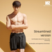 Breathable Loose Quick-Dry Men's Swim Trunks Boxer Set Beach Shorts Hot Spring Swimming Gear_desvips.com