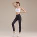 Nude Feel Yoga Women High Waist Tummy Control Peach Butt Fitness Pants Running Training Sports Tight Leggings For_desvips.com