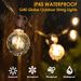 Mlambert 50-foot Outdoor LED String Lights With G40 Globe Bulbs, Dimmable Patio Lighting, Waterproof Hanging Design, Includes 27 Warm White Shatterpro_desvips.com