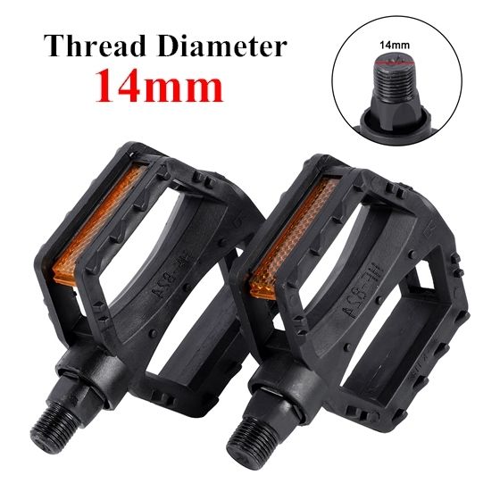 WEST BIKING Ultralight Kids Bike Pedals, Anti-Slip ABS Pedals With Reflective Safety Warning For Children Cycling (9/16" & 1/2" Sizes)_desvips.com