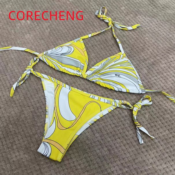 Bikini Pure Desire Style New Triangle Tie Sports Swimsuit Vacation Swimwear Hot Spring Bathing Soccer Jerseys_desvips.com