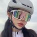Glasses Oversized Frame Outdoor Cycling Windproof Sports Men And Women Mountaineering Skiing Eye Protection Slimming_desvips.com