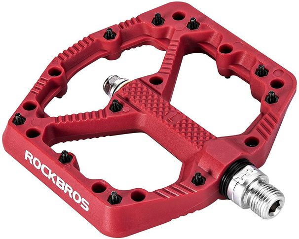 ROCKBROS Bicycle Pedals, suitable for Mountain Bikes and Road Bikes, with 9/16" size and 3 Sealed Bearings_desvips.com