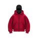 Winter Double Hoodie Sweatshirt With Zip And Pocket Windproof Warm Sports Jacket Men Casual Hooded Coat_desvips.com