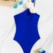 New Sexy One-piece Swimsuit, Solid Color, Super Hot Swimsuit, European And American Style Bikini, Trendy Swimsuit For Beach Vacation._desvips.com
