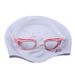 Anti-fog Silicone Swimming Glasses ++ Silicone Ear Protection Swimming Cap + Silicone Nose Clip Earplugs Set_desvips.com