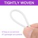 DMiotech 1/8 Inch Shock Cord, 10 Feet White Bungee Cord For Tent Poles, Kayak Rope, And DIY Projects, Marine Grade Heavy Polyester Stretch String For_desvips.com