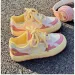 SHANPA Sweet Pink Womens Sports Korean Style Fashion Kawaii Patchwork Women Sneakers Casual Lightweight Lace Shoes_desvips.com