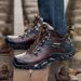 Men's Outdoor High Top Hiking Shoes Warm Padded Thick Bottom Fashion Snow Boots_desvips.com