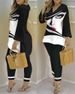 Women's Clothing 2023 spring and summer printed fashion 2 piece suit_desvips.com