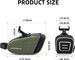 ROCKBROS Bicycle Saddle Bag with Mounting, 0.45L Seat Bag, Dark Green_desvips.com