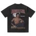 Pure Cotton American Washed Action Star Bruce Lee Short Sleeve T Shirt Unisex Summer Loose Printed Top Trendy_desvips.com
