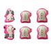 Children's Glow In The Dark Fluorescent Protective Gear Set For Boys And Girls Roller Skating Skateboard Knee Pads Bicycle Balance Bike Helmet_desvips.com