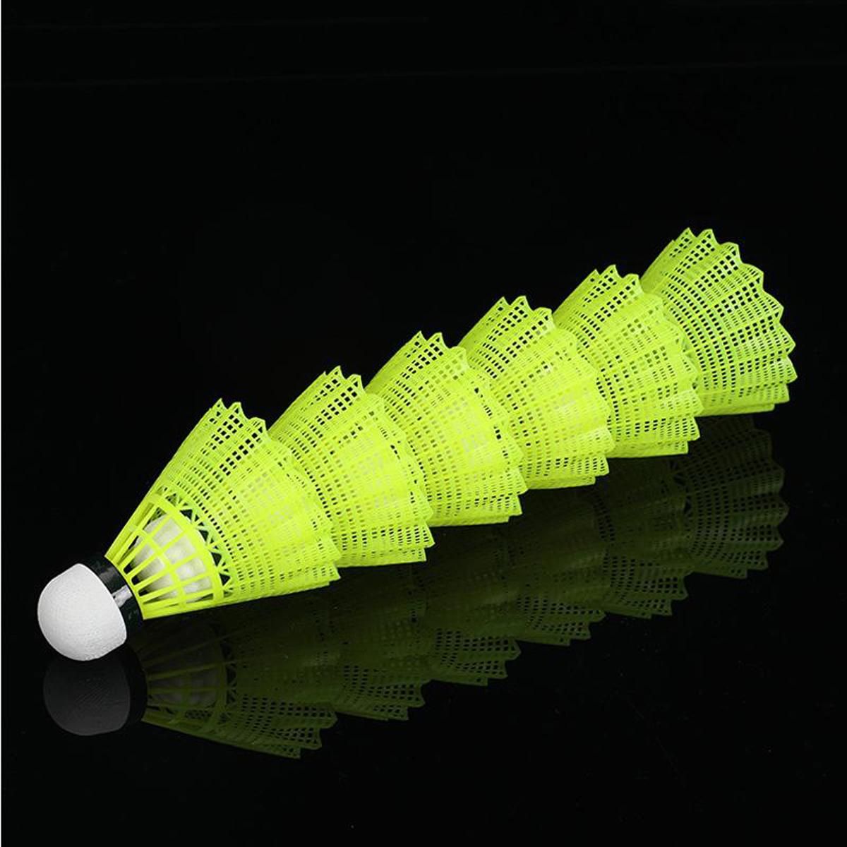 6 Pack Nylon Badminton Shuttlecocks Birdies, Nylon Feather Shuttlecocks For Badminton With Stable, Ideal Hitting Practice Players Indoor And Outdoor_desvips.com