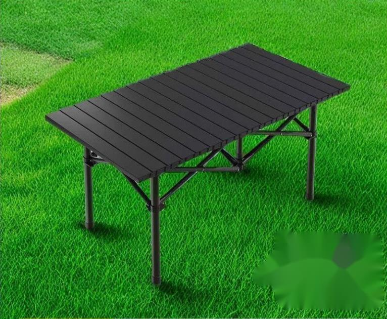 Outdoor Folding Roll-up Barbecue Picnic Stall Table, Portable Outdoor Camping Table_desvips.com