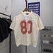 Summer New Street Sports Hollow Mesh Rugby Jersey With Number And Letter Print, Unisex Casual Short-sleeve T-shirt_desvips.com