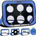 4-In-1 Portable Soccer Goal For Kids - Foldable Training Net With Detachable Frame & Carry Bag_desvips.com