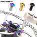 RISK Mountain Bike Titanium Alloy T25 M5x10 Torx Disc Brake Rotor Fixing Screws_desvips.com