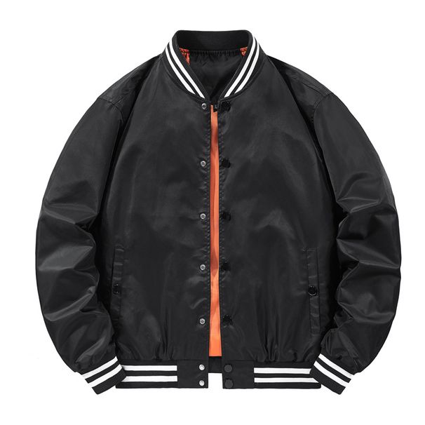 Color Block Baseball Men 2024 Spring Autumn American Style Bomber Unisex Couple Trendy Workwear Jacket_desvips.com