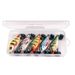 TREHOOK 5pcs/Box Slow Sinking Jerk Baits Pike Wobblers 6cm 13g Winter Fishing Lures Set Ratlin VIB Lure Jerkbait Quality Hooks_desvips.com