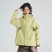 outdoor mountaineering hooded work windbreaker plus size waterproof jacket_desvips.com