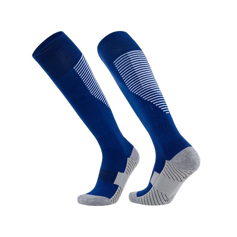 Men's And Women's Non-Slip Soccer Socks Long Terry Cloth Bottomed Over The Knee Sports Socks For Adults And Children_desvips.com