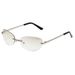Frameless Metal Oval Mercury UV400 Sunglasses, Retro American Style, Designed For Trendy Women, Suitable For Outdoor Driving, Walking, And Climbing_desvips.com