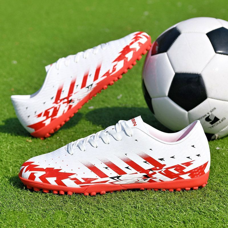 High-Top Soccer Shoes Men Women Assassin Long Spikes Competition TF Falcon Student Mandarin Duck AG Elementary School_desvips.com
