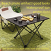 Upgraded Thickened Multifunctional Portable Ultra-light Egg Roll Outdoor Folding Camping Picnic Table_desvips.com