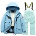 Children's Ski Suit Set For Boys, Girls, And Children (Waterproof, Warm Overalls, New Style, Professional Equipment For Northeast China)_desvips.com