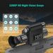 AI ZOOM 5X Digital Hunting Night Vision Mirror, 1080P Outdoor Optical Telescope, Crosshair Infrared Level 3/outdoor Hunting Animal Observation_desvips.com