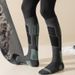 Winter Wool Professional Ski Socks Thickened Terry High Tube Warm Compressed Stockings Outdoor Sports_desvips.com