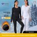 Autumn Winter New Fleece-Lined Thermal Underwear For Women, Slim Fit Base Layer, Sweat-Wicking Quick-Dry Sports Set_desvips.com