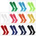 Soccer Socks Solid color long football socks towel bottom non slip student boys and girls club professional children's sports socks_desvips.com