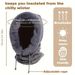 Winter Fur Cap Mask Set Balaclava Ski Windproof Hat Plush Knitted Hat Hooded Neck Cold-proof Warmer Outdoor Hike Cyclin_desvips.com