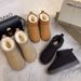 Snow Shoes Large Size Winter New Flat-bottomed Short Tube Northeast Cotton Shoes Men's Velvet Thickened Warm Snow Boots Women_desvips.com