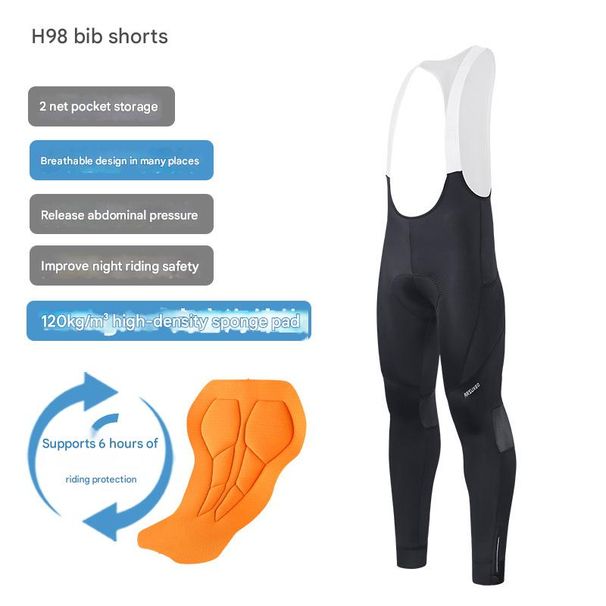 NOKO-Men's Cycling Bib Pants With 3D Shaping And Stretch Leggings (cross-border H98)_desvips.com