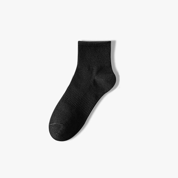 Cotton Men's Sweat Absorption And Anti-Odor Sports Socks Women's Autumn And Winter Long Socks Wholesale (5 Pairs)_desvips.com