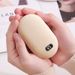 Fashion Hand Warmer With Surround Heating, Dual-Side Heat, 3 Temperature Settings, Type-C Quick Charge, Scratch-Free Grip For Daily Use_desvips.com