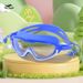 Children's HD Large Frame Waterproof Anti-Fog Transparent Comfortable Non-Tightening Boys And Girls Youth Swim Goggles_desvips.com