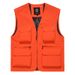 Men's Outdoor Vest, New Style, Multi Pocket, Quick Drying, Thin, Suitable For Fishing, Hiking, And Photography; Logo Compatible Vest._desvips.com