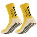 Men's And Women's Mid Calf Trampoline Socks With Terry Cloth Soles Adult Non-Slip Sports Socks With Adhesive Dots Thick_desvips.com