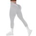 High Waist Seamless Yoga For Women, Slim Fit Quick-Dry Sports Leggings, Butt-Lifting Long Ribbed Fitness Pants_desvips.com