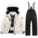 New Children's Ski Suit Set, Boys And Girls, Outdoor Warm, Windproof And Waterproof Ski Equipment, Complete Set._desvips.com