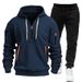 Hot-Selling Men's Autumn Winter New Fleece-Lined Multi-Pock Zipper Sweatshirt Personality Casual Hoodie_desvips.com