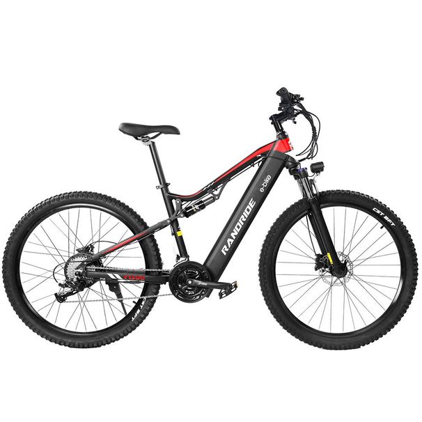 RANDRIDE YG90B Electric Bike 1000W 45km/h Max Speed 48V 17Ah 70-90KM Max Range 27.5'' CST Tires 120kg Load Hydraulic Disc Brake_desvips.com
